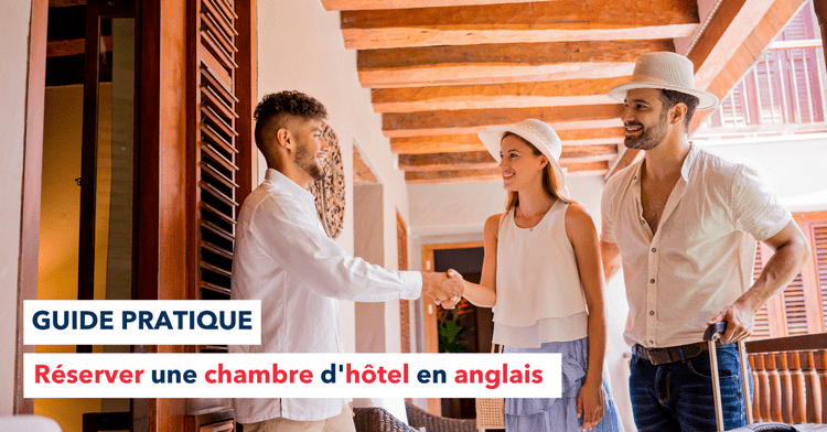 bannière - réserver une chambre d'hôtel en anglais