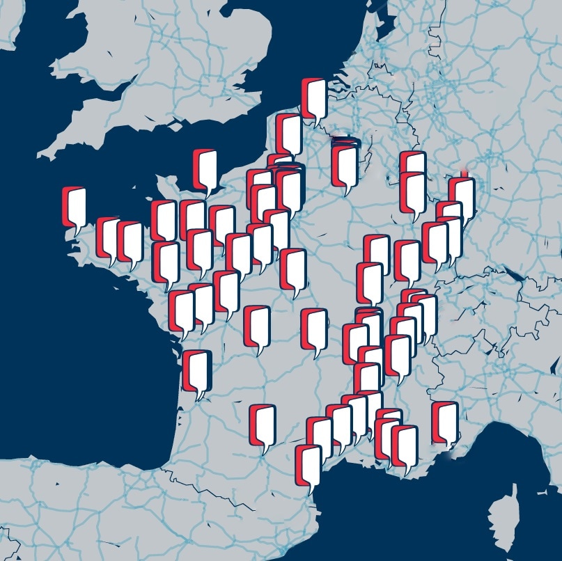 Les centres de formation en France