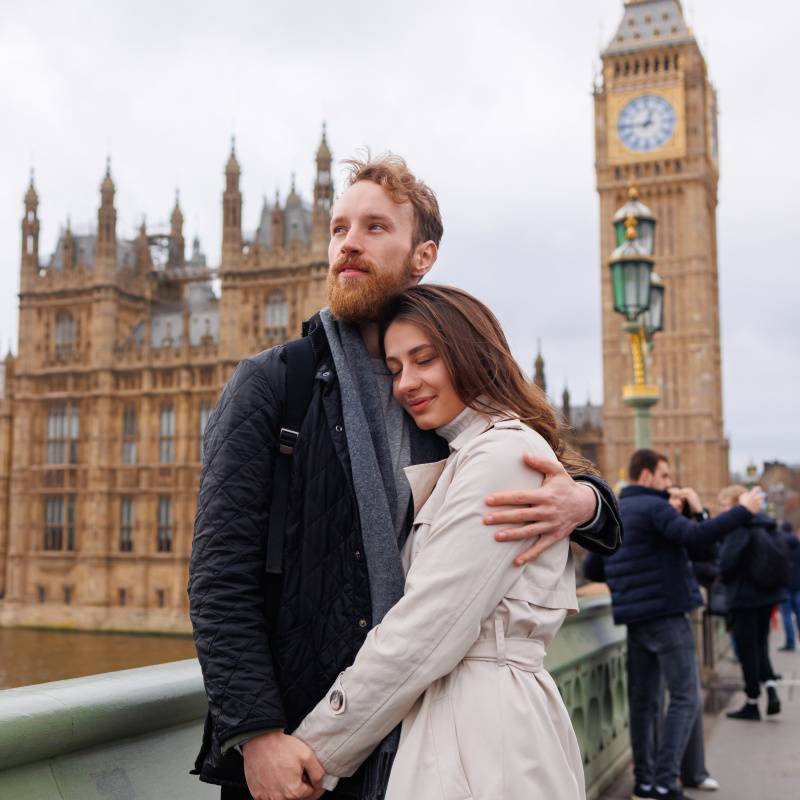 couple à Londres 