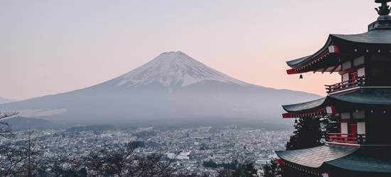 mont fuji sous la neige