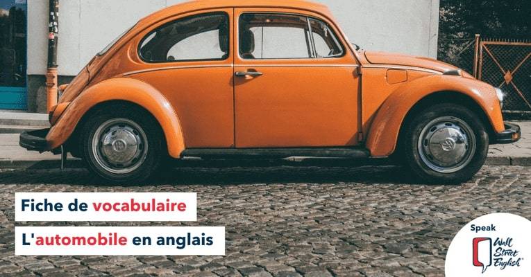 Vocabulaire auto