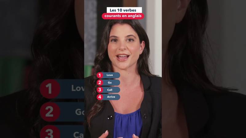 Embedded thumbnail for Les 10 verbes anglais les plus utilisés au quotidien